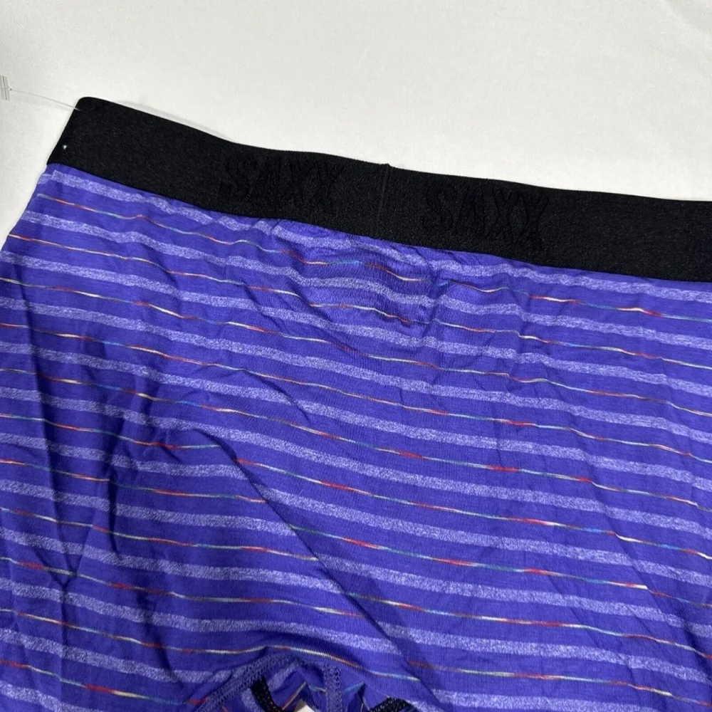 NEW 2PC SAXX [ Small ] Vibe‎ Soft Stretch Boxer Briefs Stripe & Hawaii